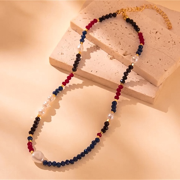 🔵𝟲𝟱%𝗢𝗙𝗙 𝗯𝘂𝗻𝗱𝗹𝗲𝘀 𝟯+🔵 NEW Colorful Beads Pearl Necklace - Picture 4 of 10
